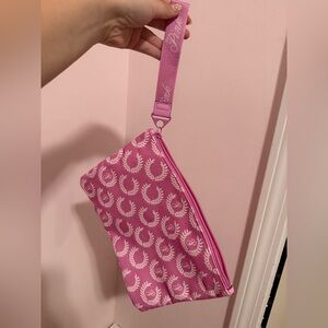 PINK Victoria's Secret Pink and White Wristlet